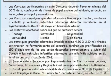 Peraleda convoca su concurso de carrozas